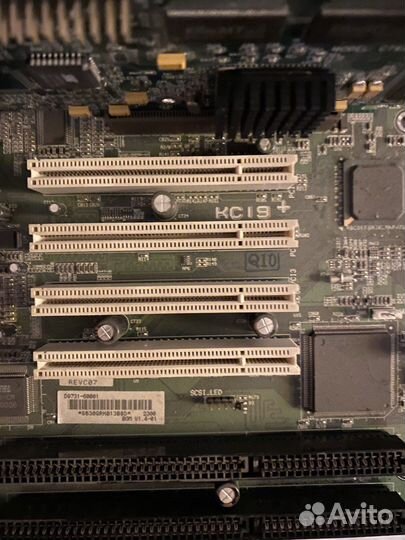Мат. плата от HP Vectra VL600 - Slot1\rimm\AGP\PCI