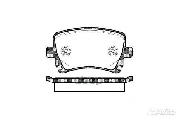 1031 00 колодки дисковые з. Audi A3 диск 16' 03