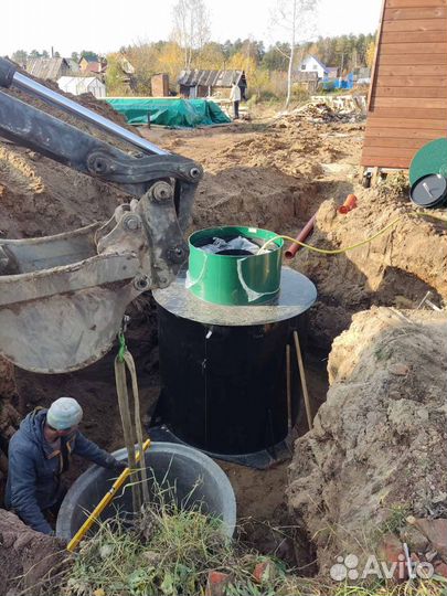 Монтаж канализации установка септиков в Перми