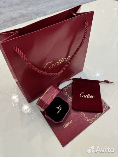 Золотое кольцо cartier гвоздь