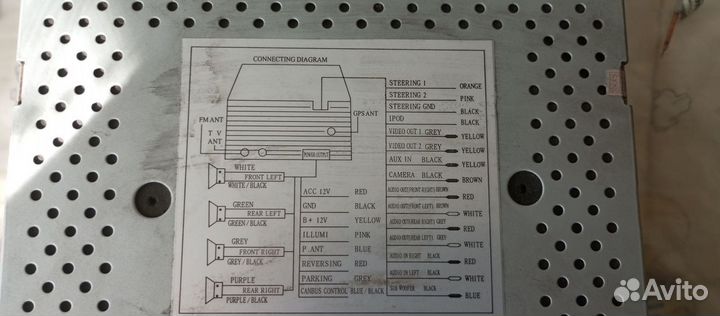 Автомагнитола 2din toyota