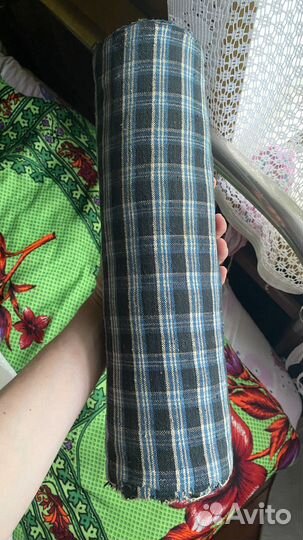 Ткань домотканая из льна
