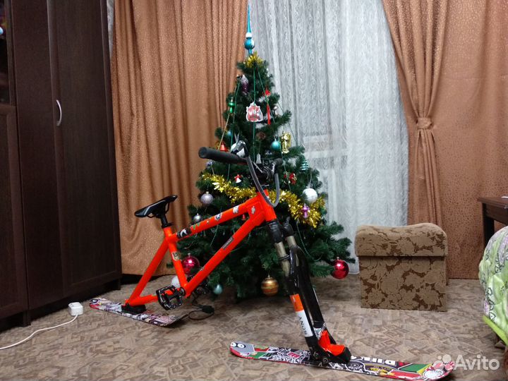 Велосипед для снега. Snowbike