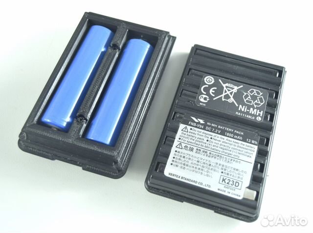 Бокс под акб 18650 для рации Yaesu