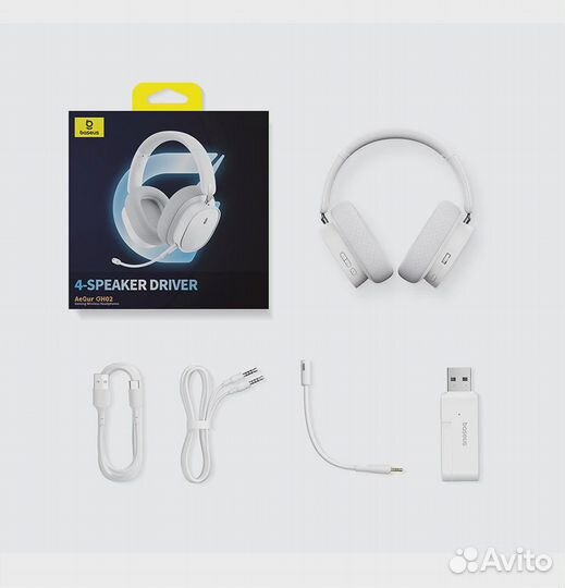 Беспроводные, игровые наушники Baseus GH 02