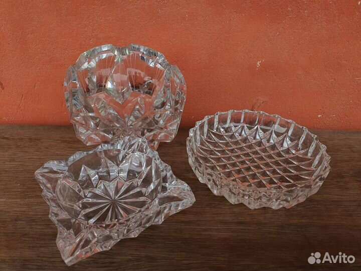 Хрустальная пепельница СССР