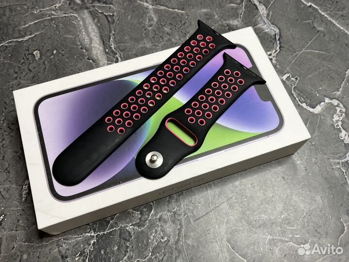 Ремешок оригинал Nike Apple Watch 42/44/45 mm