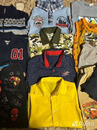 Детские вещи пакетом на мальчика 110