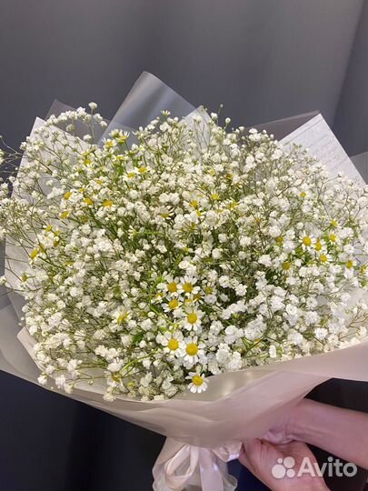 Букеты и композиции из гипсофилы