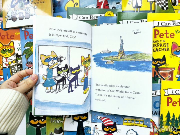 Новые детские книги Pete the cat на английском