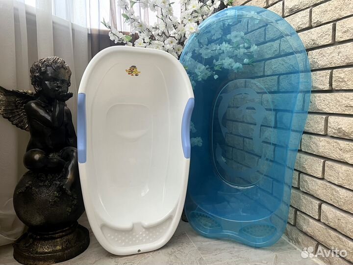 Ванночка, горка, стульчик для купания