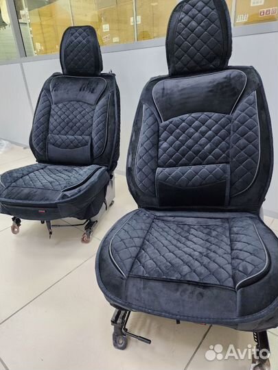 Автомобильные чехлы из Алькантары