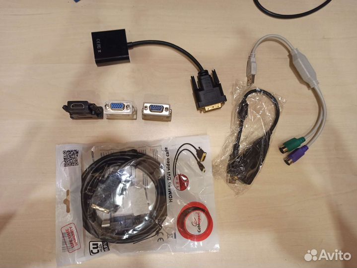Переходники для мониторов и шнуры