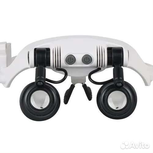 Очки лупа с подсветкой