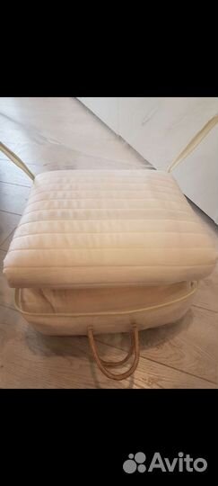 Плед покрывало молочный