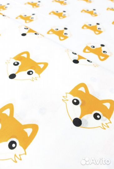 Ткань поплин бязь хлопок (детские)