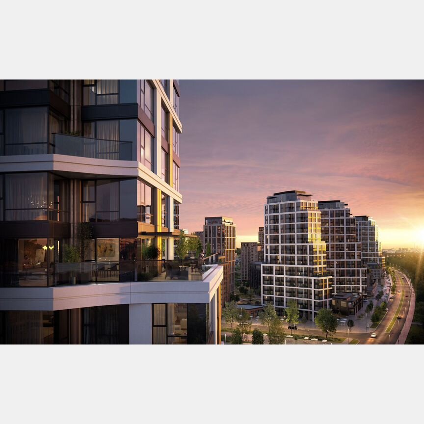 1-к. квартира, 53,4 м², 2/22 эт.