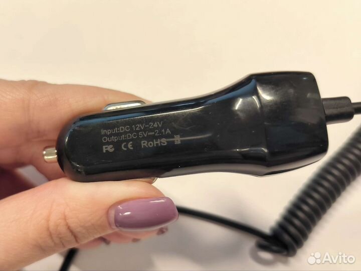 Зарядка для iPhone в прикуриватель с USB