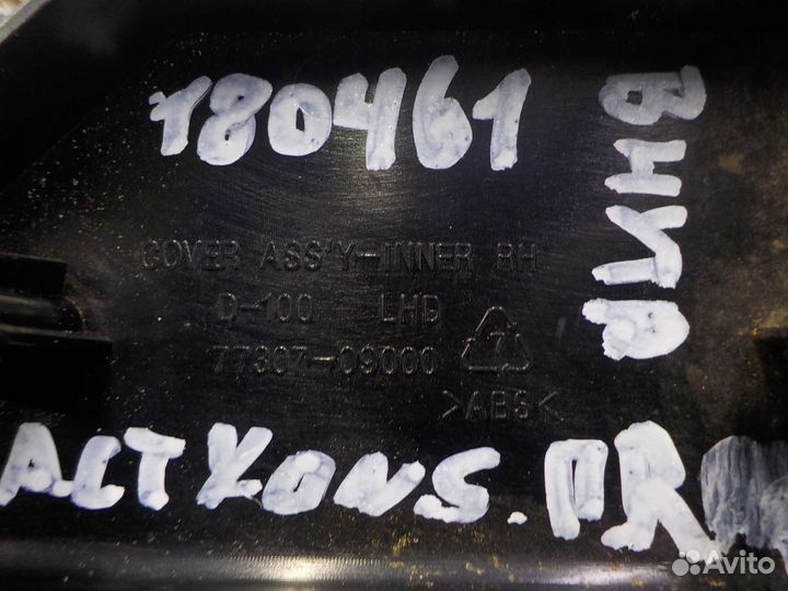 Накладка на порог внутренняя ssangyong actyon пере