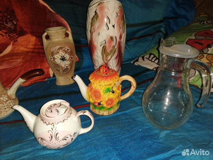 Вазы, чайники, кувшины