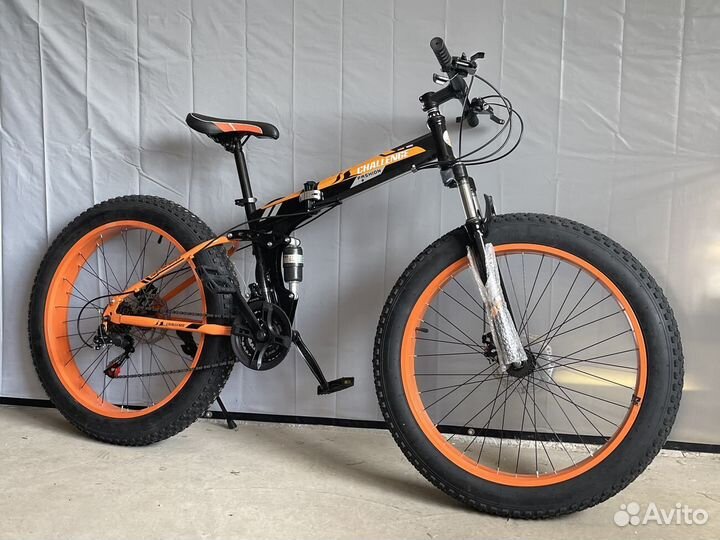 Велосипед с широкими колесами Сhellenge двухподвес