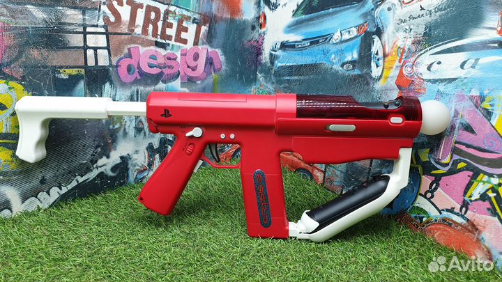 Автомат PS Move Sharp Shooter красный для PS3