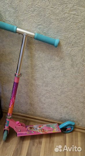 Самокат детский двухколесный Barbie