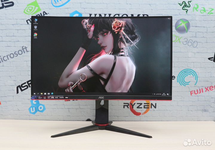 Игровой изогнутый монитор AOC 27