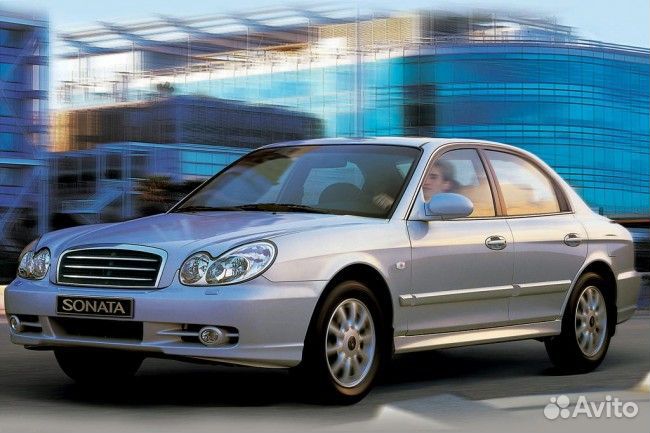 Порог Hyundai Sonata 4 EF 2002-2011 (1мм) (Полный