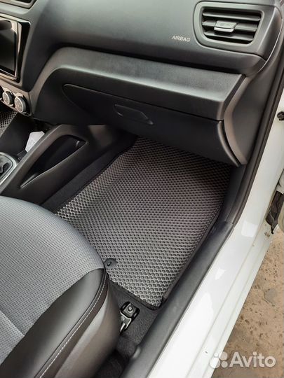 Авто коврики Eva 3D с бортиками эва Киа Рио 3