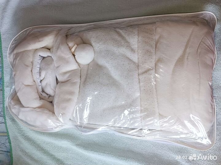 Конверт на выписку осень зима в коляску