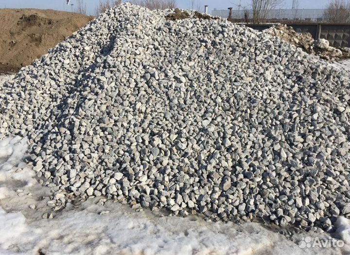 Щебень отсев песок земля