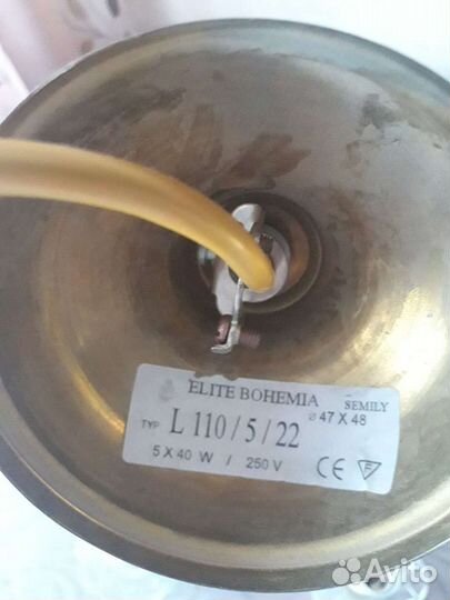 Люстра Чехия Elite Bohemia 110/5/22