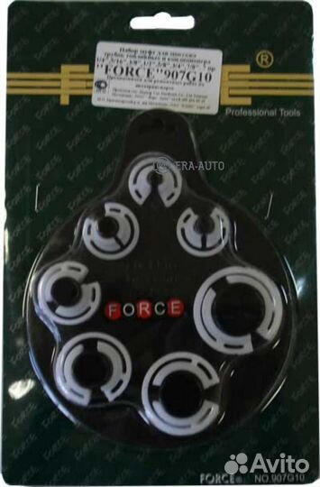 Force 907G10 Набор муфт, для монтажа трубок топливных и кондиционера 1/4,5/16,3/8,1/2,5/8,3/4,7/8.7
