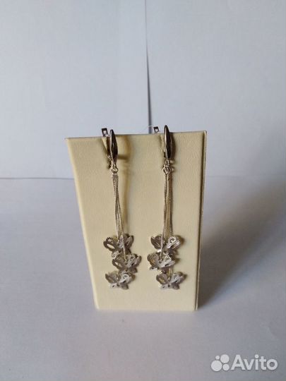 Серьги серебро
