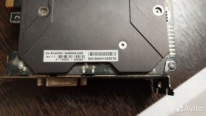 Видеокарта rx480 4gb