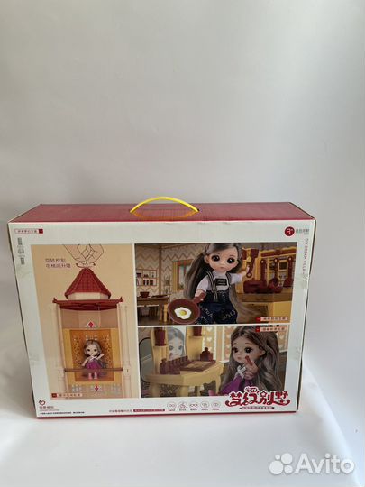 Игрушка Замок Кукольный с 2 куклами