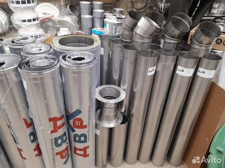 Трубы для дымохода 115, 120, 150, 200