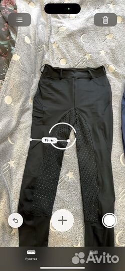 Бриджи/леггинсы для конного спорта с полной леей M