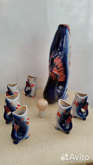 Фарфоровый набор из 7 предметов