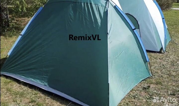 Палатка туристическая четырехместная двухкомнатная