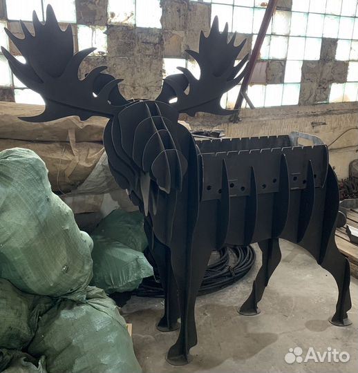 Мангал В стиле Олень