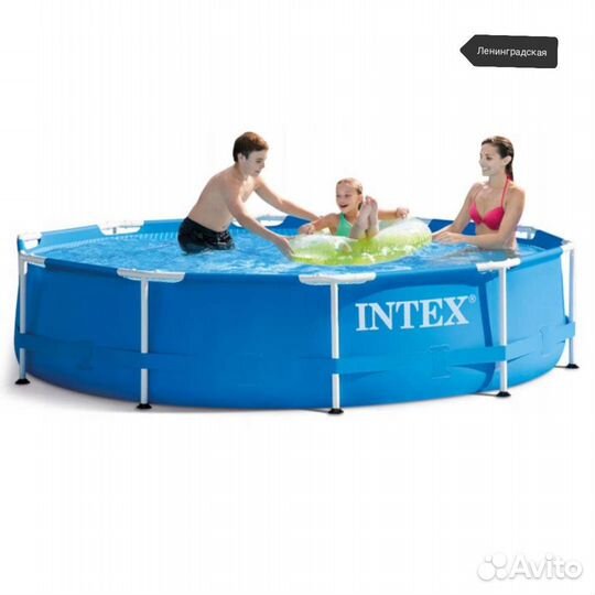 Новый Каркасный бассейн intex 3.05 *76
