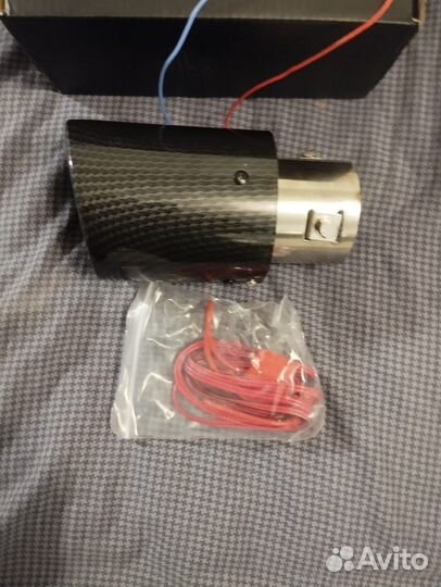 Насадка на выхлопную трубу с подсветкой