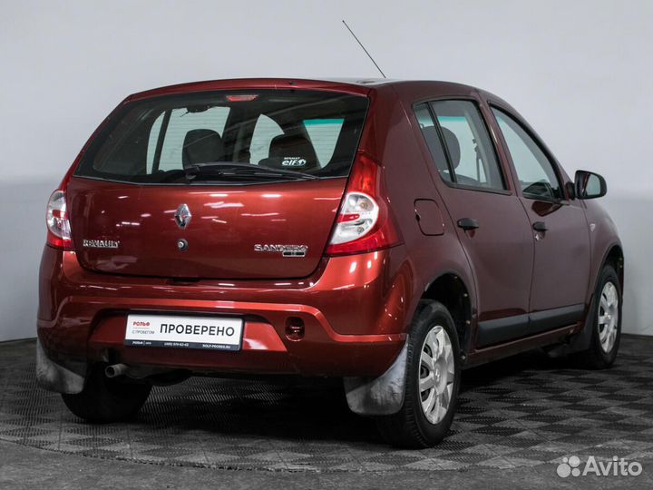 Renault Sandero 1.6 МТ, 2011, 55 265 км