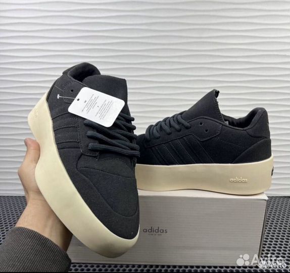 Кроссовки Adidas Forum 86 Low Fear Of God Чёрные