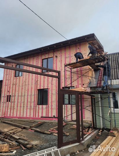 Монтаж сайдинга, отделочные работы