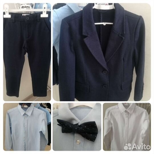 Школьная форма на мальчика Button blue