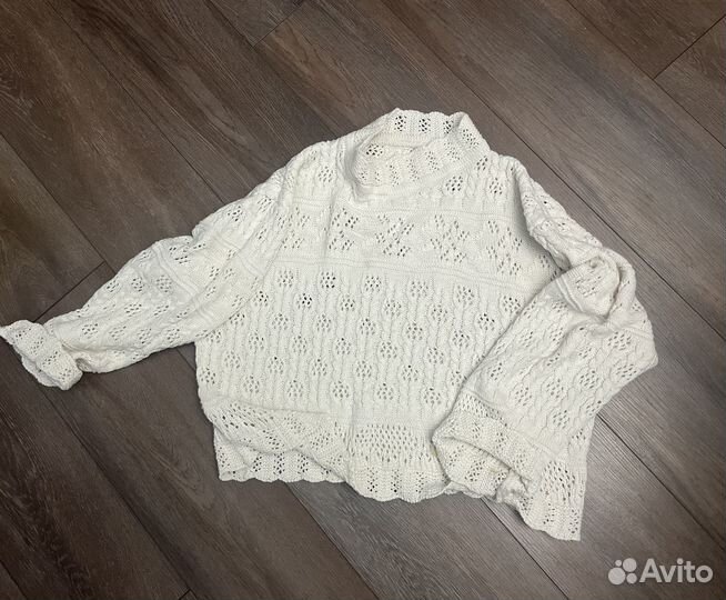 Винтажная вязаная кофта