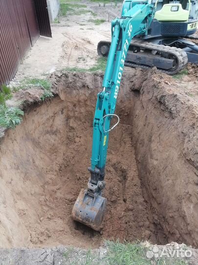 Услуги мини экскаватора услуги ямобура